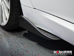 Alfa Romeo Giulia Side Skirt Flaps - Carbon Fiber - Stile Italia Alfa Romeo Giulia Side Skirt Flaps - Carbon Fiber - Stile Italia